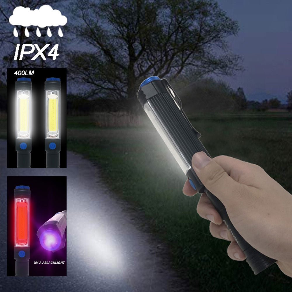 Inspector - 400 Lumen UV Battery Spotlight-Flashlights-Brillar